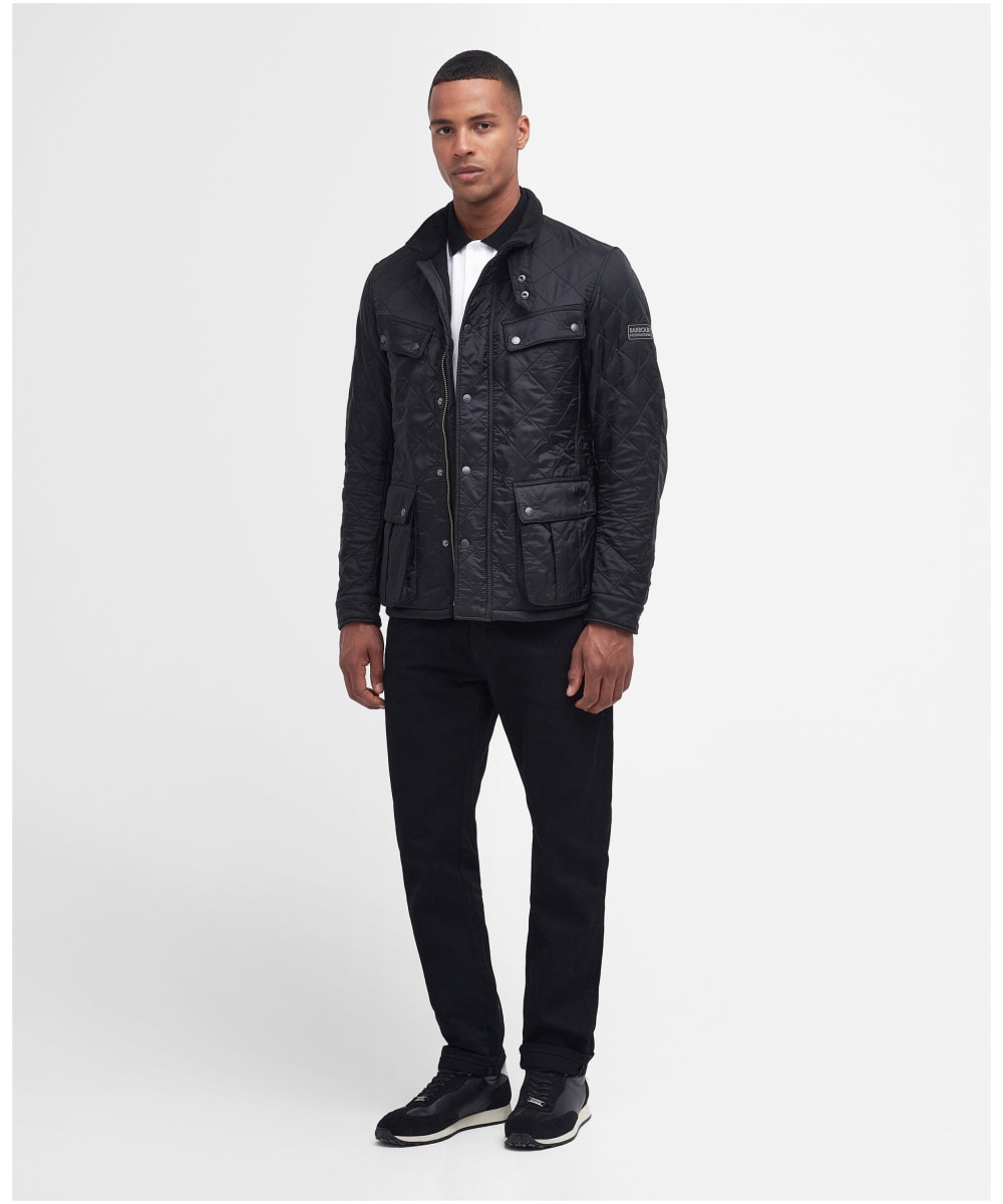 Barbour international level deals quilted padded jacket
