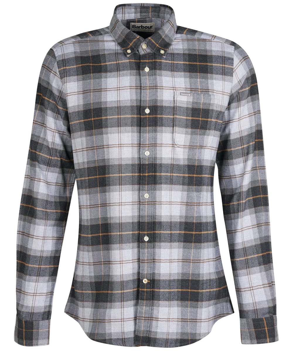 View Mens Barbour Kyeloch Tailored Shirt Greystone UK XXL information