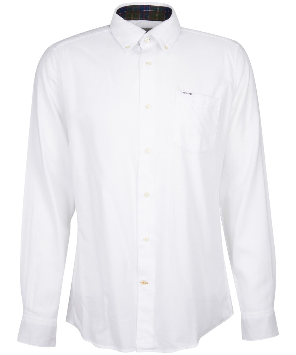 View Mens Barbour Charlton Eco Tailored Fit Shirt White UK M information