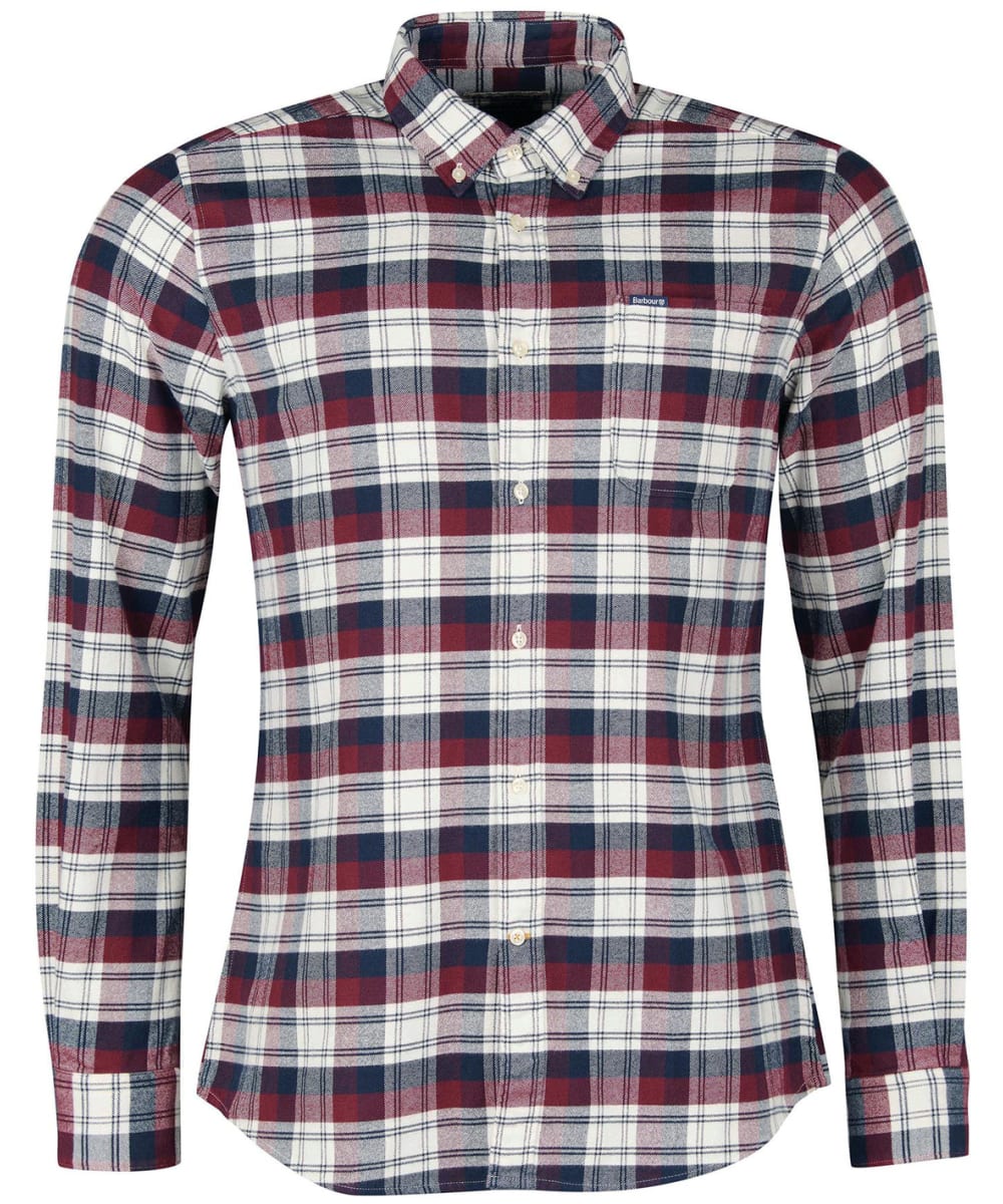 View Mens Barbour Stonewell Tailored Fit Shirt Port UK S information
