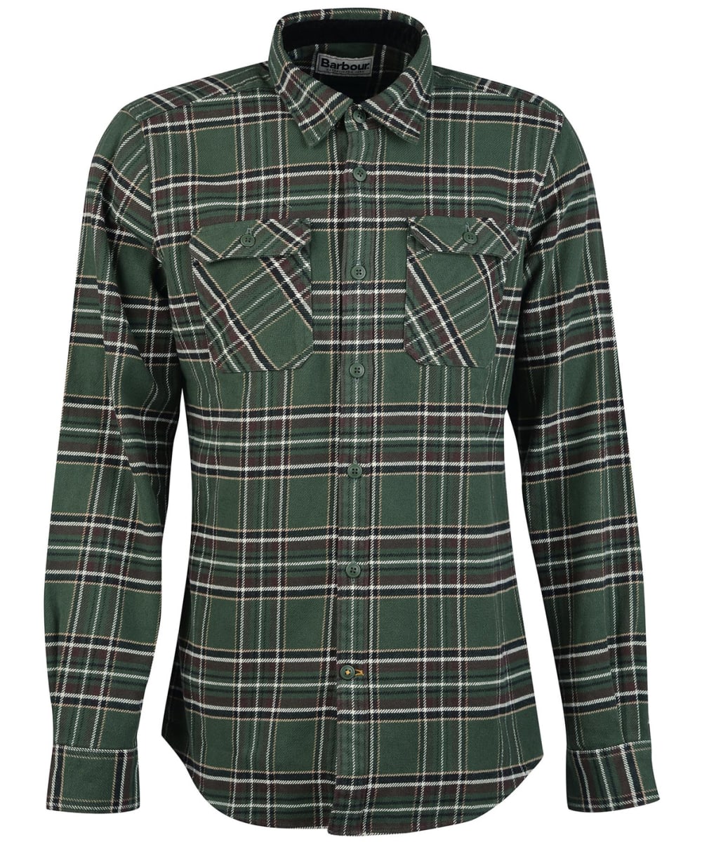 View Mens Barbour Winter Work Shirt Forest UK M information