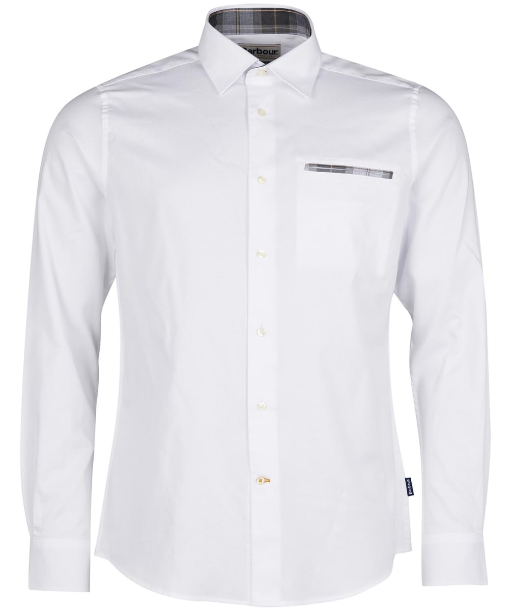View Mens Barbour Drymen Tailored Shirt White UK M information