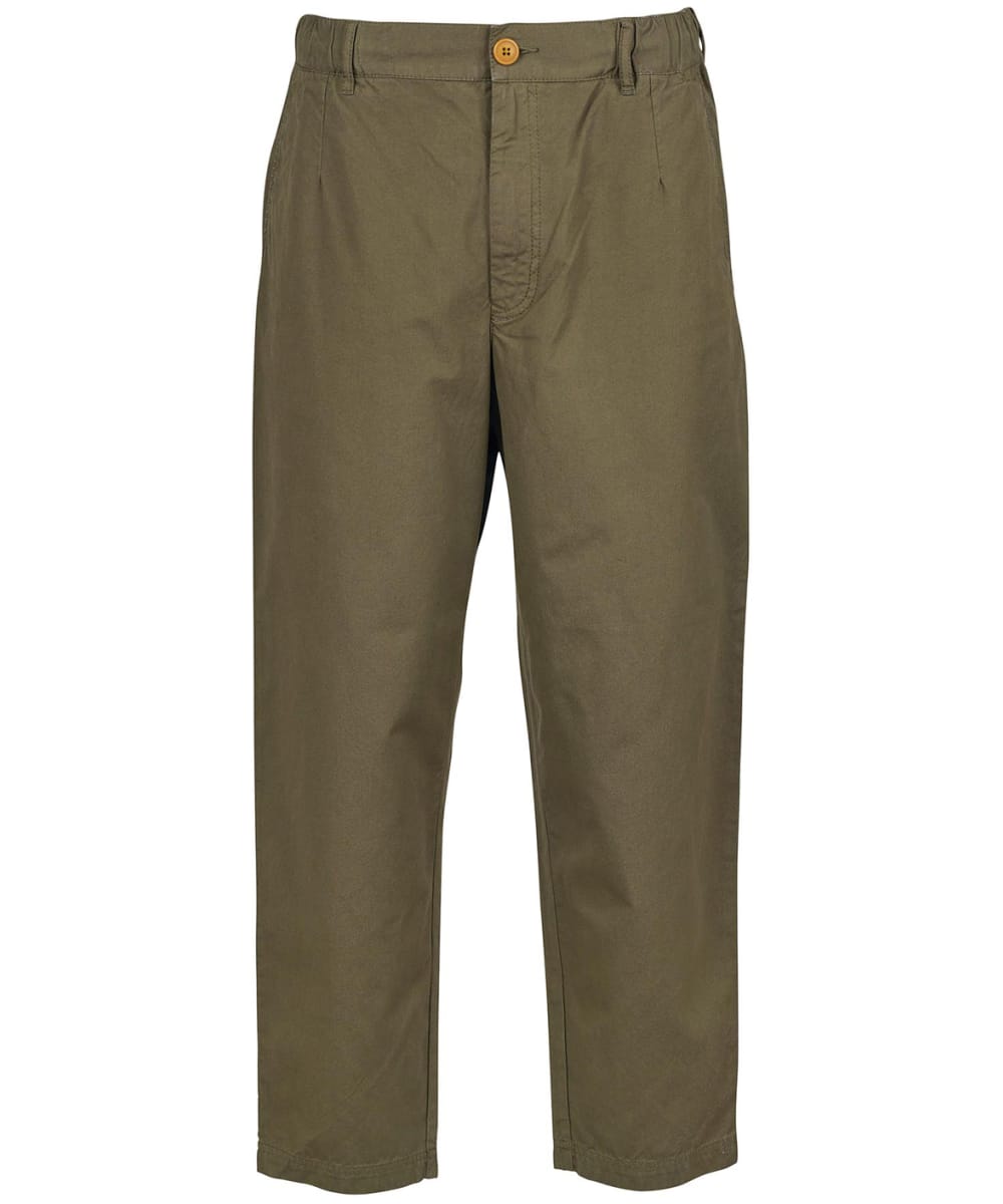 View Mens Barbour Highgate Twill Trousers Olive M information