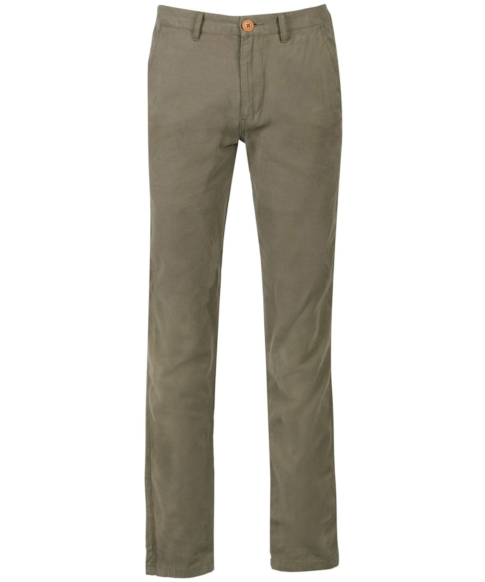 View Mens Barbour Peached Cotton Neuston Trousers Olive 40 Reg information