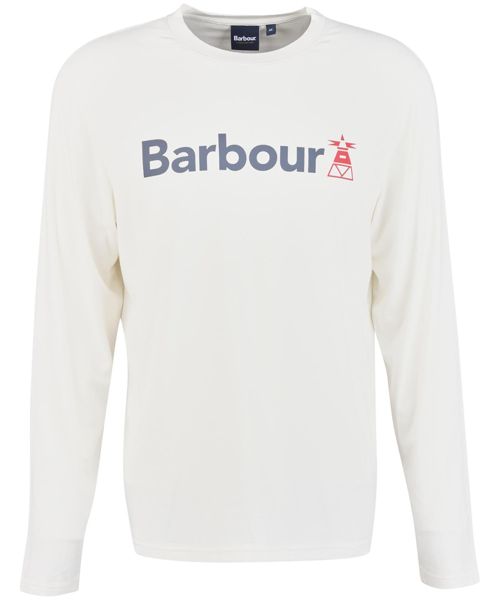 View Mens Barbour Teesdale LS TShirt Whisper White UK XL information