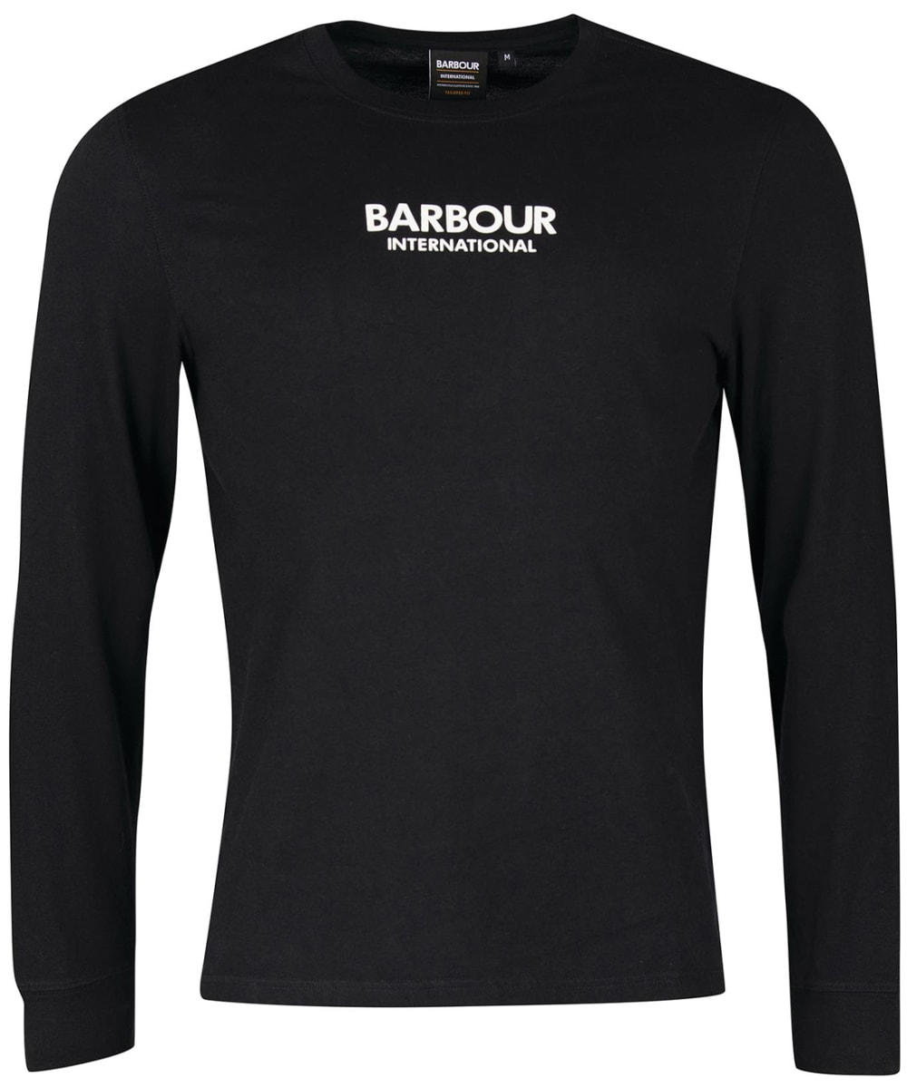 View Mens Barbour International Haxby TShirt Black UK XXL information