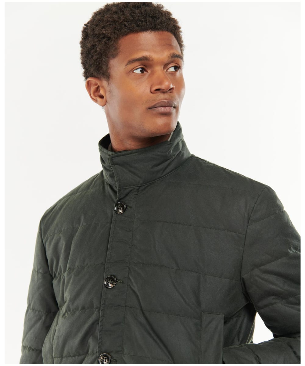 Men's Barbour Quilted Mac Waxed Jacket