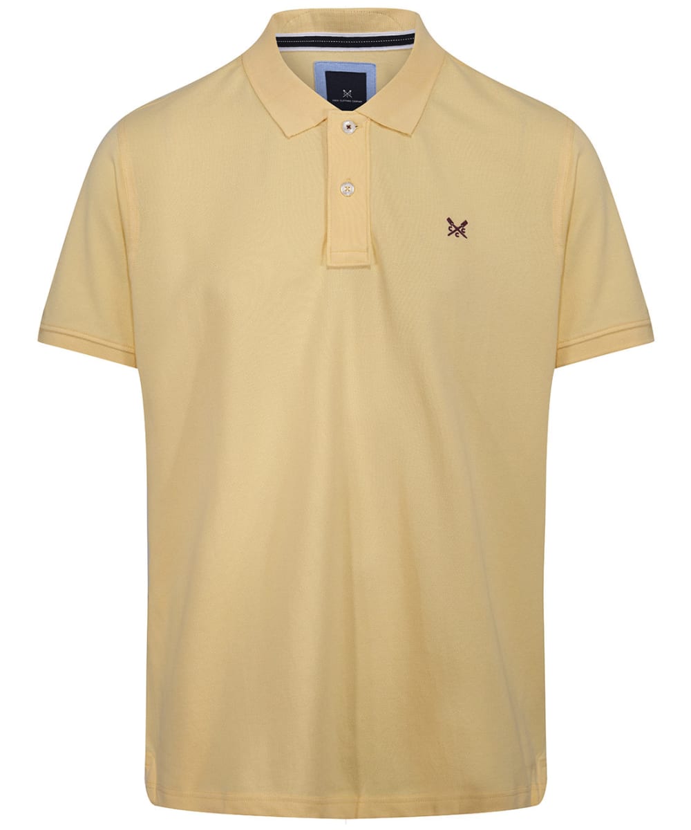 View Mens Crew Clothing Classic Pique Polo Shirt Golden UK XL information