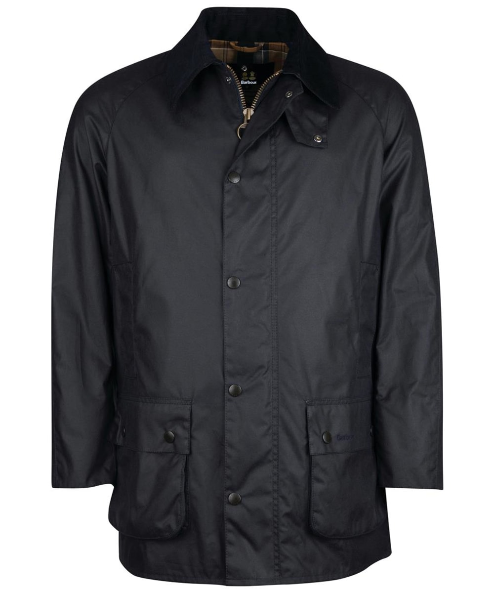 View Mens Barbour Beausby Wax Jacket Navy UK S information