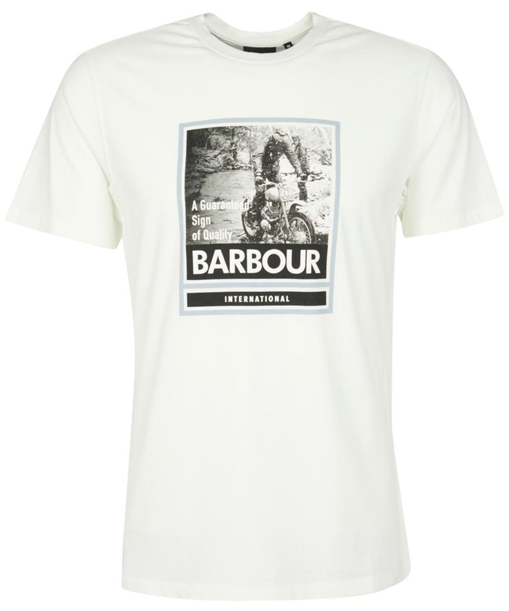 View Mens Barbour International Slide TShirt Whisper White UK XXL information