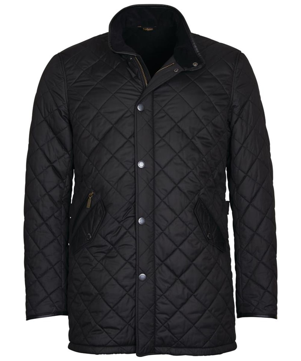 Men's Barbour Long Powell Quilted Jacket