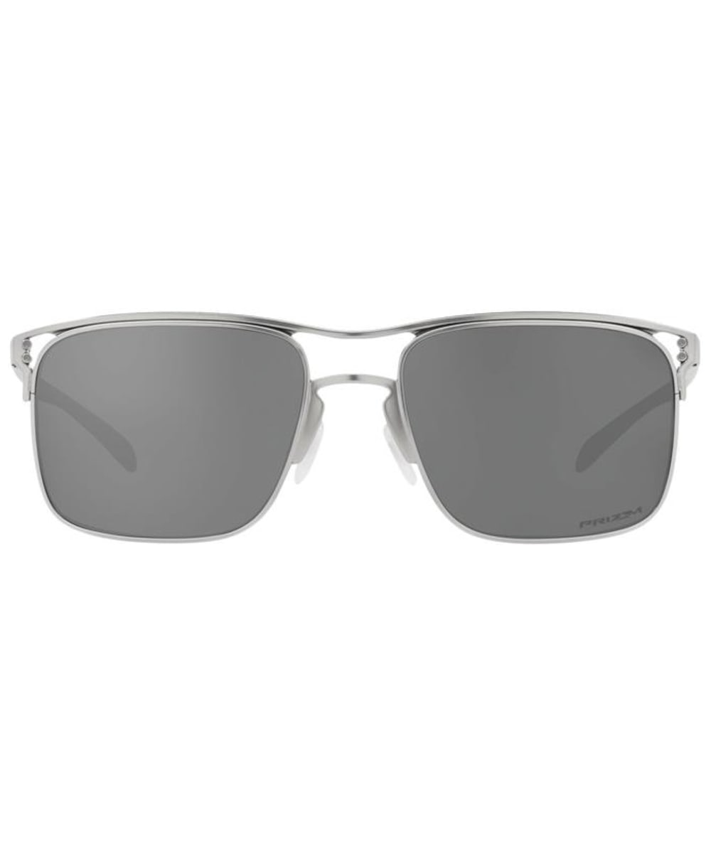 View Oakley Holbrook Titanium Frame Sunglasses Prizm Lens Satin Chrome One size information