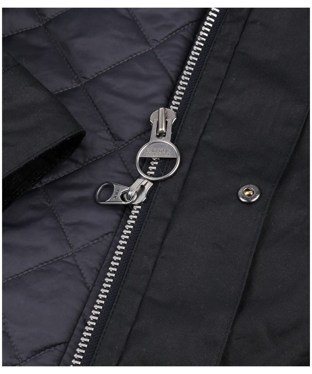Barbour international gear discount quilted jacket navy