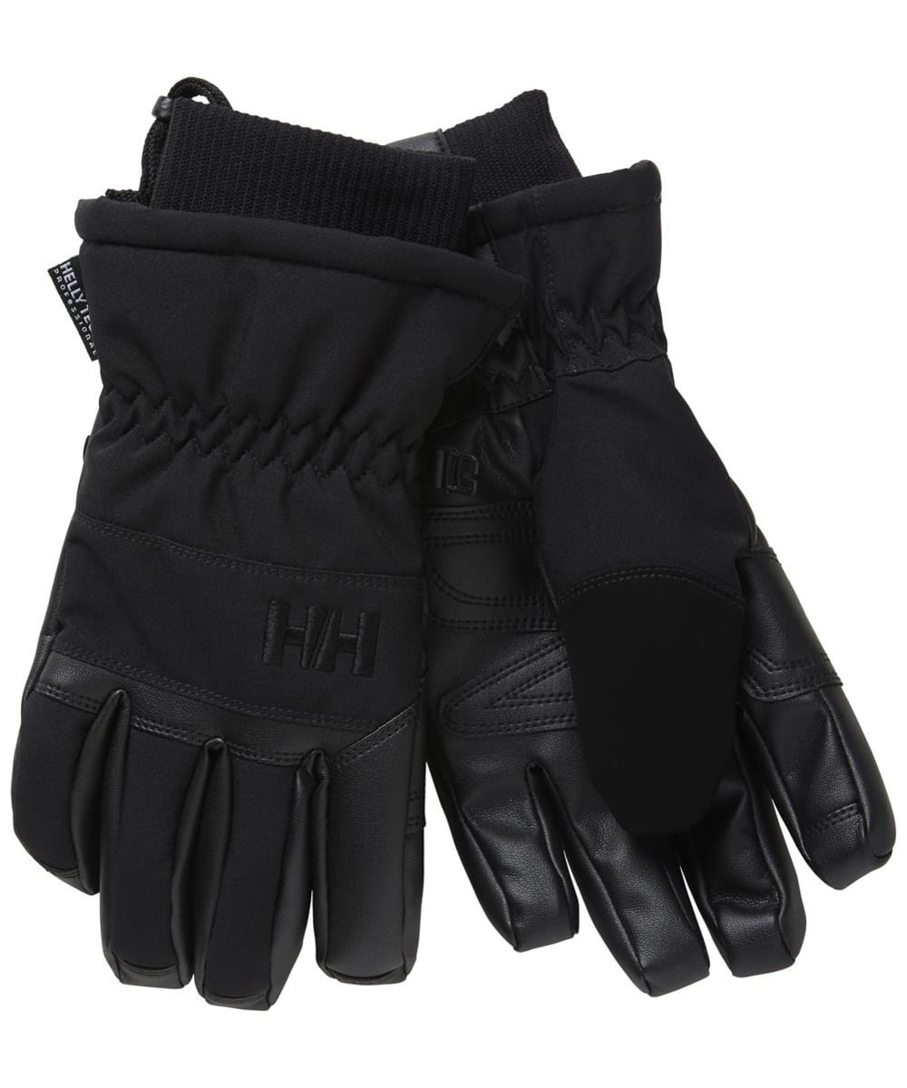 View Womens Helly Hansen All Mountain Leather Gloves Black L 7585 information