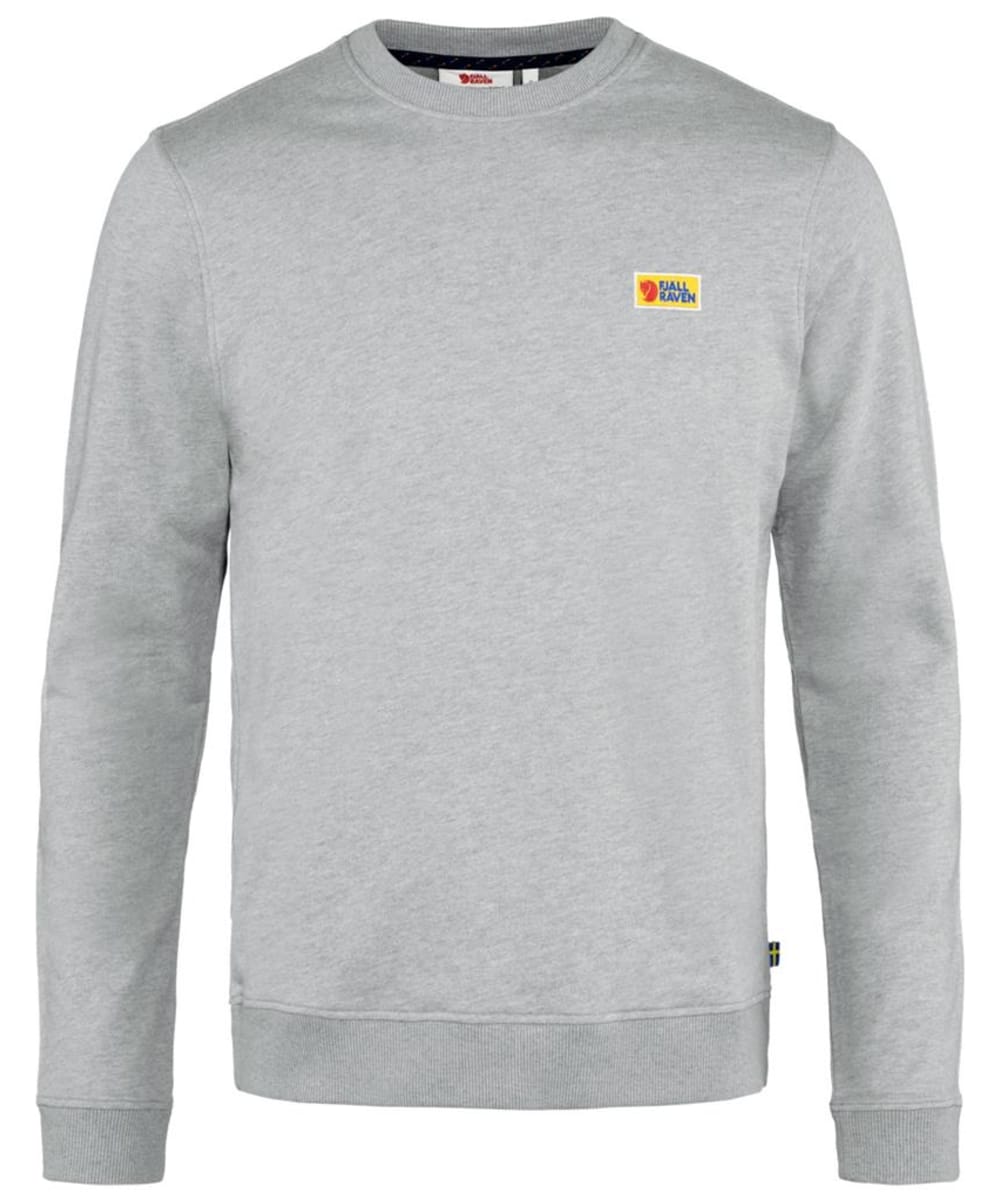 View Mens Fjallraven Vardag Sweatshirt Grey Melange UK XXL information