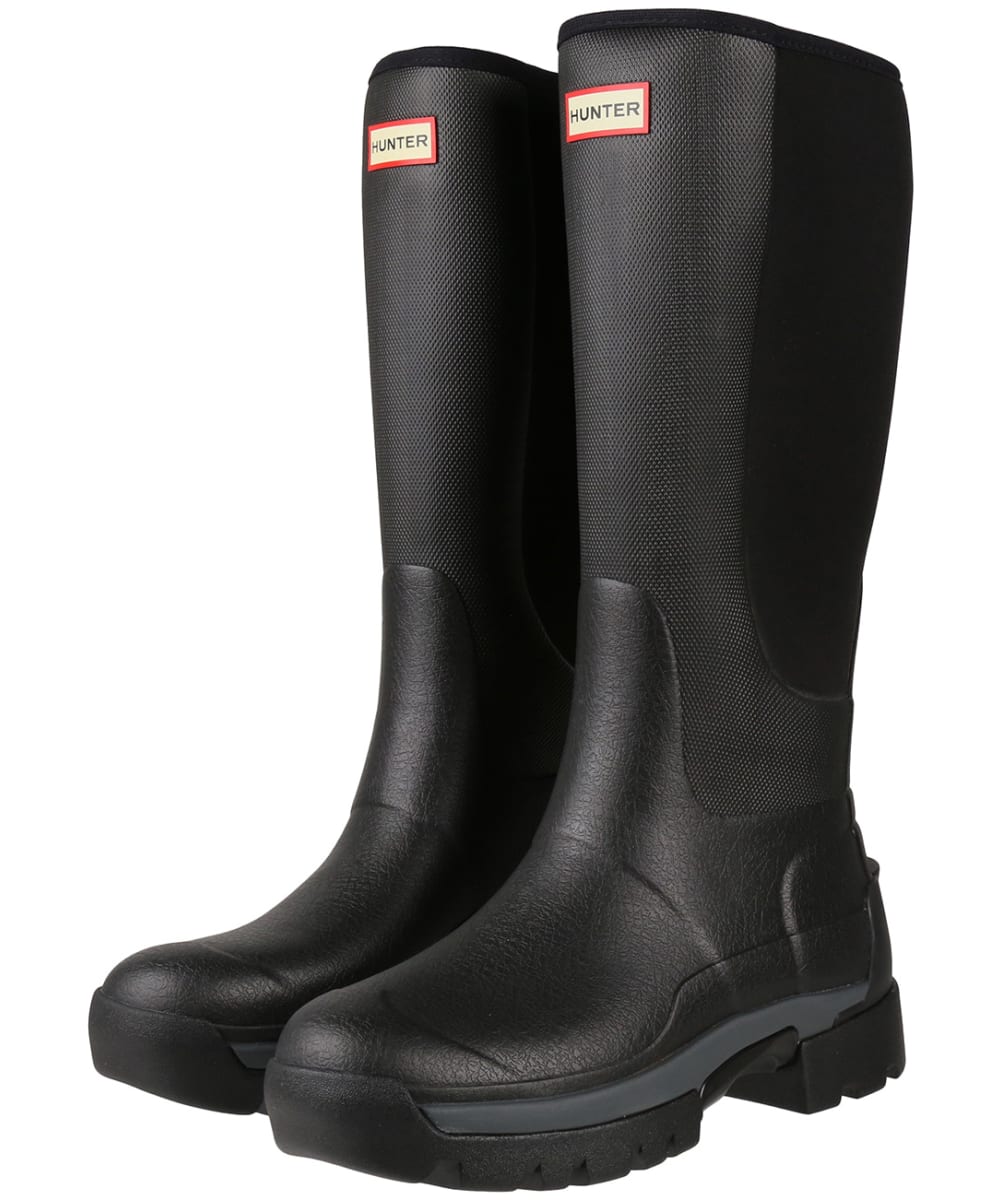 View Womens Hunter Field Balmoral Hybrid Tall Wellington Boots Black UK 3 information