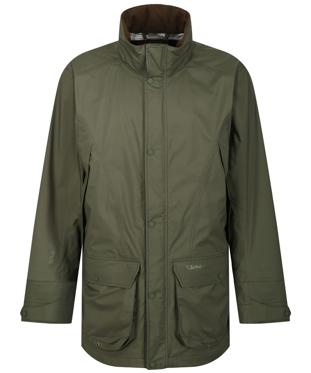 View Mens Schoffel Oundle Country Waterproof Coat River Green UK 48 information