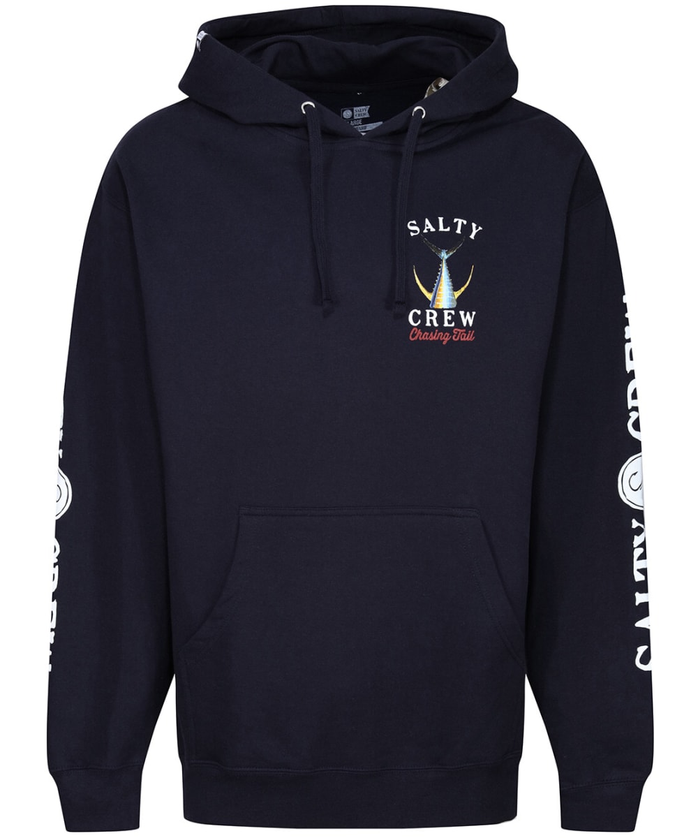 View Mens Salty Crew Tailed Fleece Drawstring Hoodie Navy S information