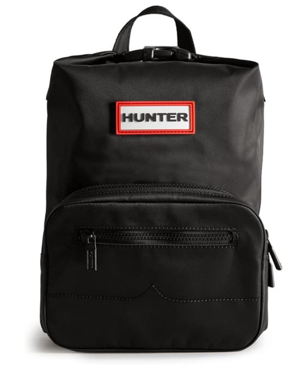 View Hunter Mini Nylon Pioneer Top Clip Water Resistant Backpack Black 11L information