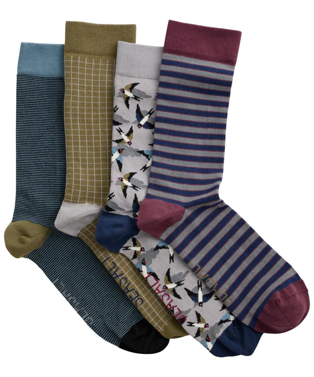 View Mens Seasalt Selection Box Socks Pack Darting Swallow Mix One size information