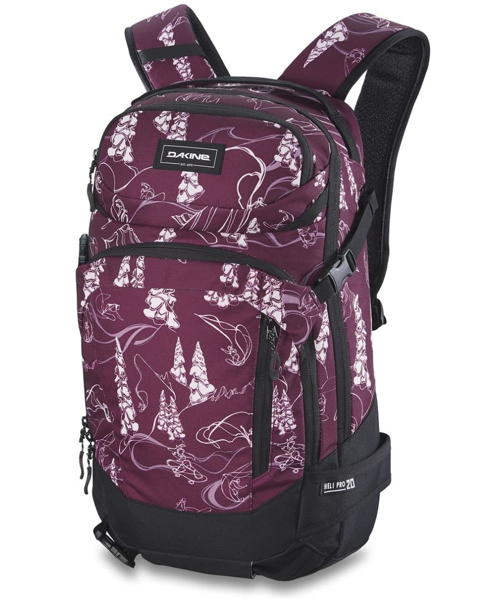 View Womens Dakine Heli Pro Water Repellent Backpack 20L Grapevine 20L information