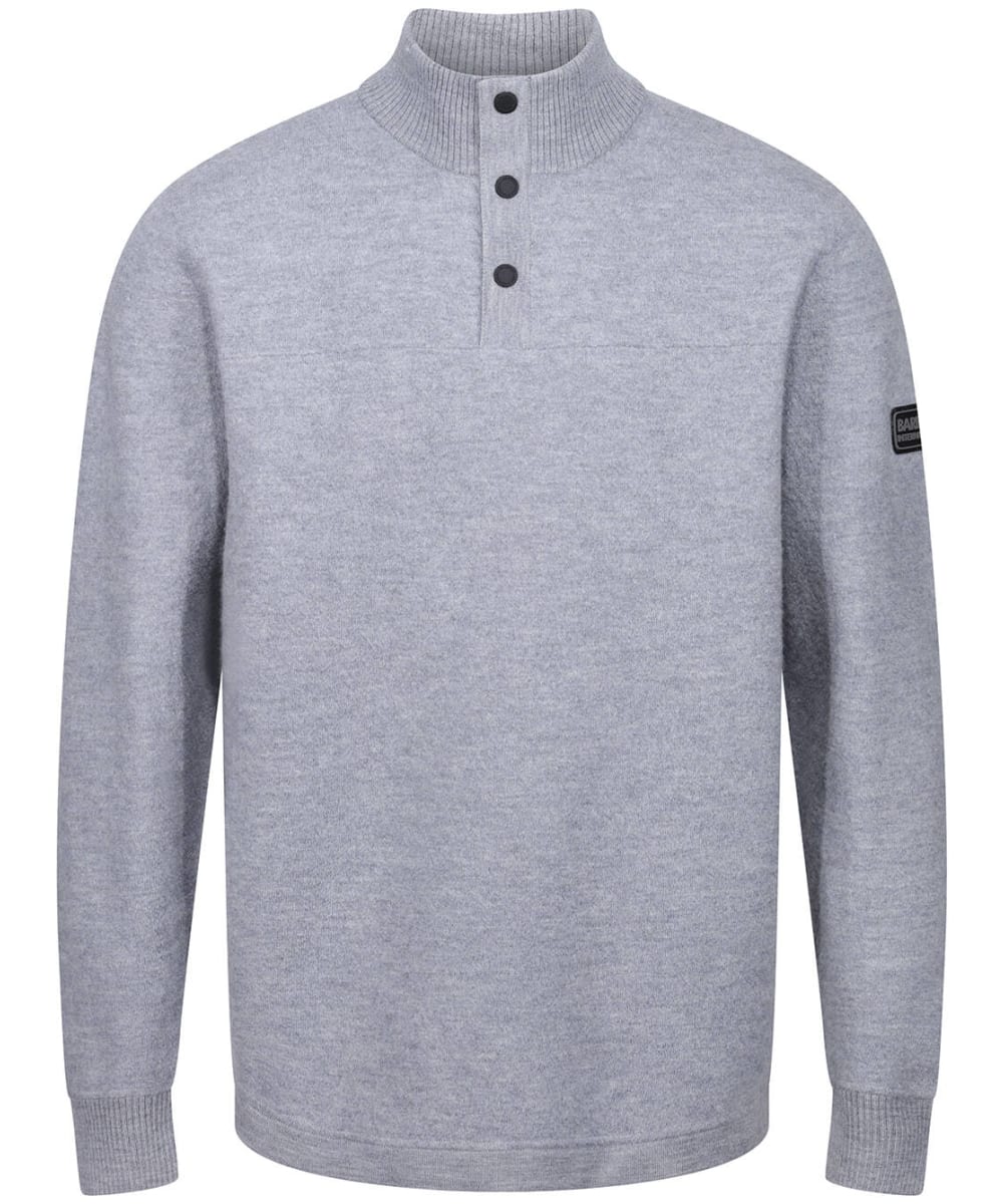 View Mens Barbour International Steele Knit Sweatshirt Grey Marl UK XL information