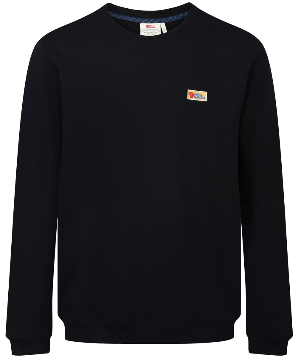 View Mens Fjallraven Vardag Sweatshirt Black UK XL information