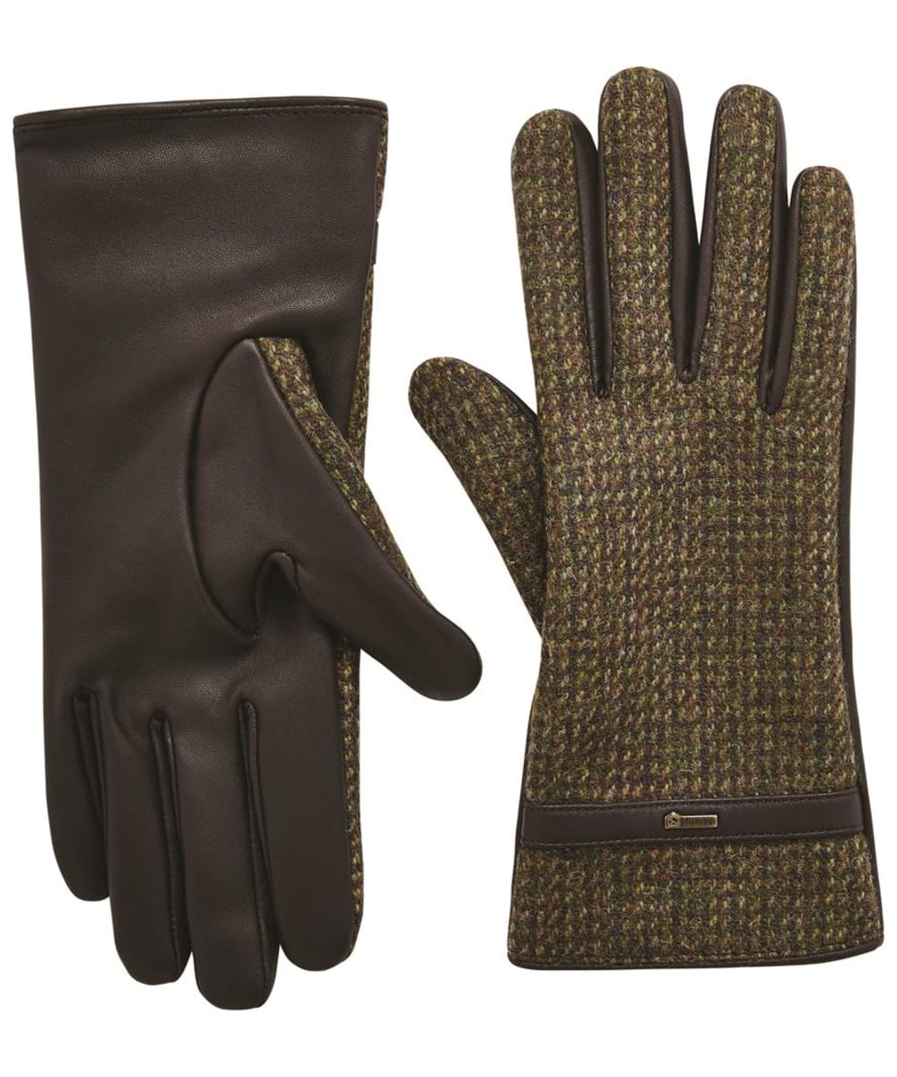 View Womens Dubarry Ballycastle Leather Gloves Heath S 19cm information