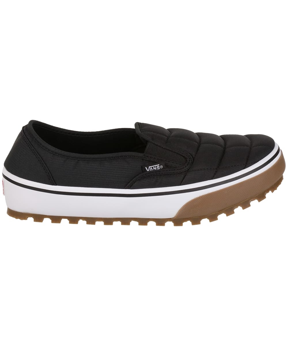 Vans slippers black store