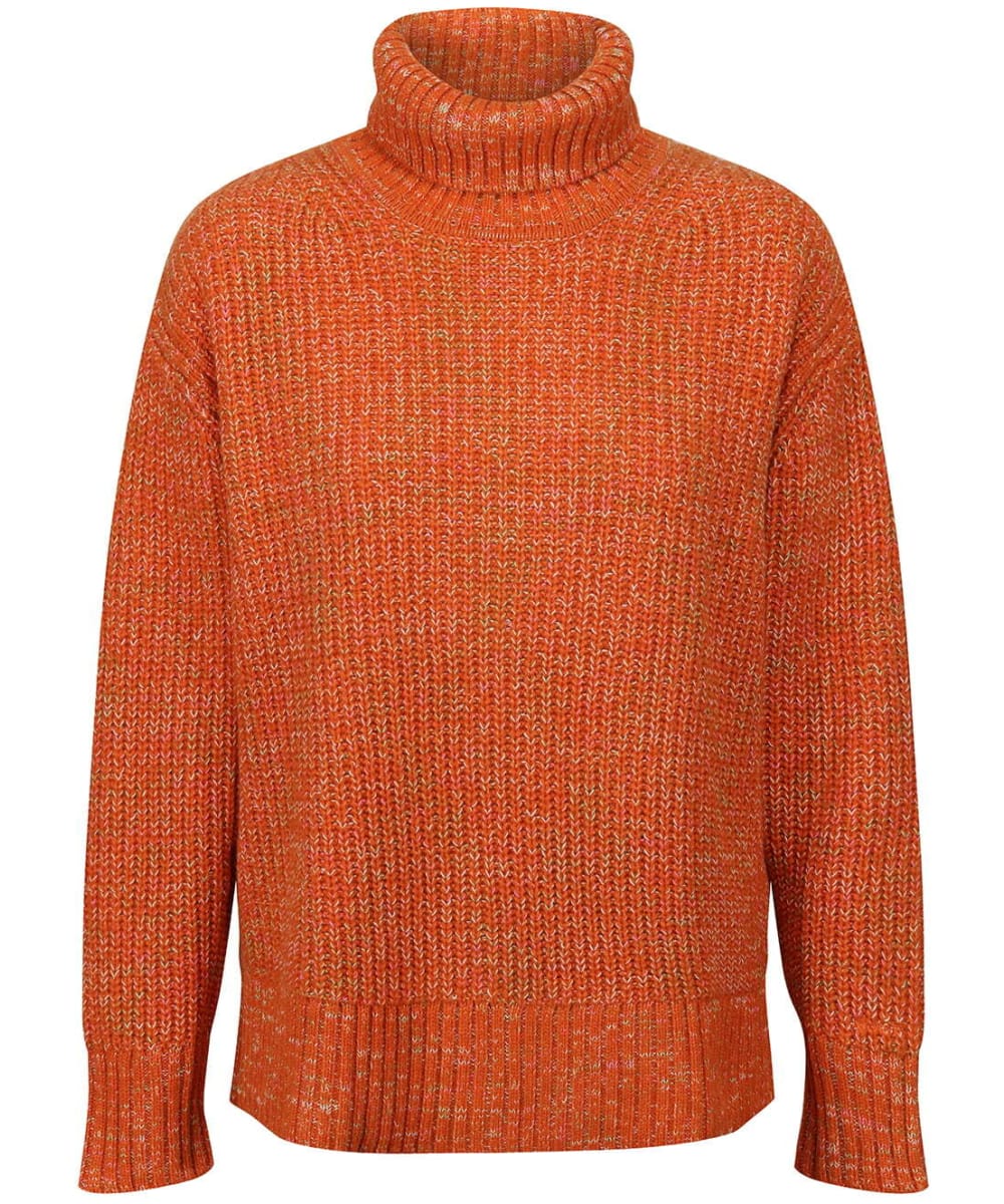 View Womens GANT Multi Colour Roll Neck Sweater Golden Orange UK 46 information