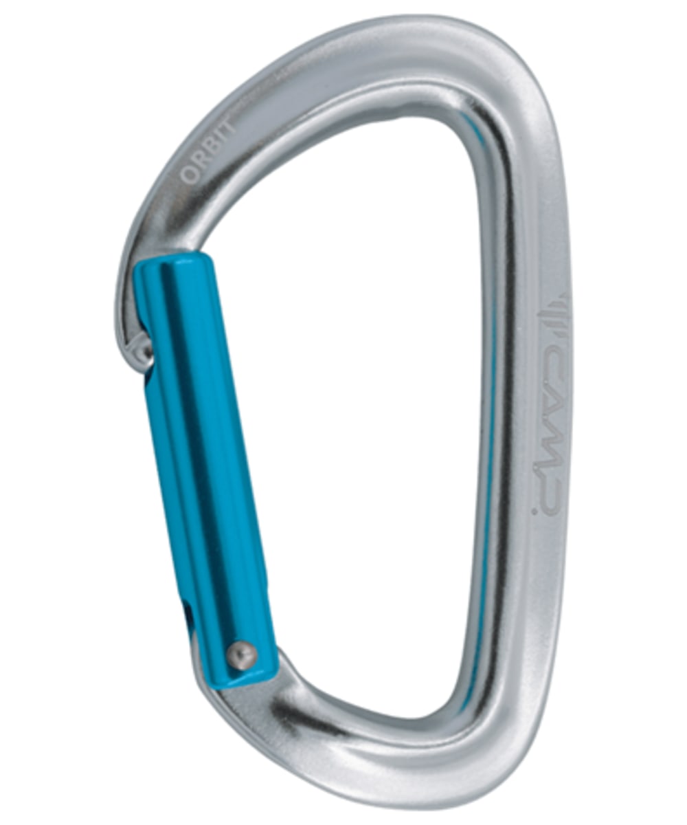 View CAMP Orbit Straight Gate Carabiner Silver Blue One size information