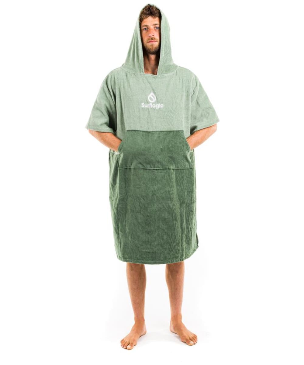 View Surflogic Cotton Changing Poncho Green Olive One size information