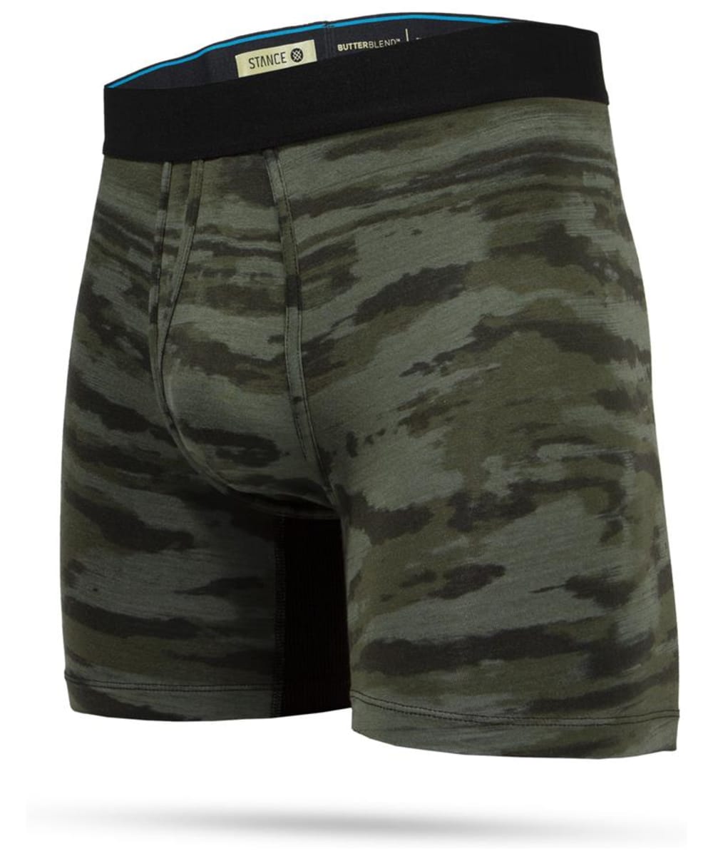 View Mens Stance Ramp Camo Butter Blend Boxer Briefs Army Green L information