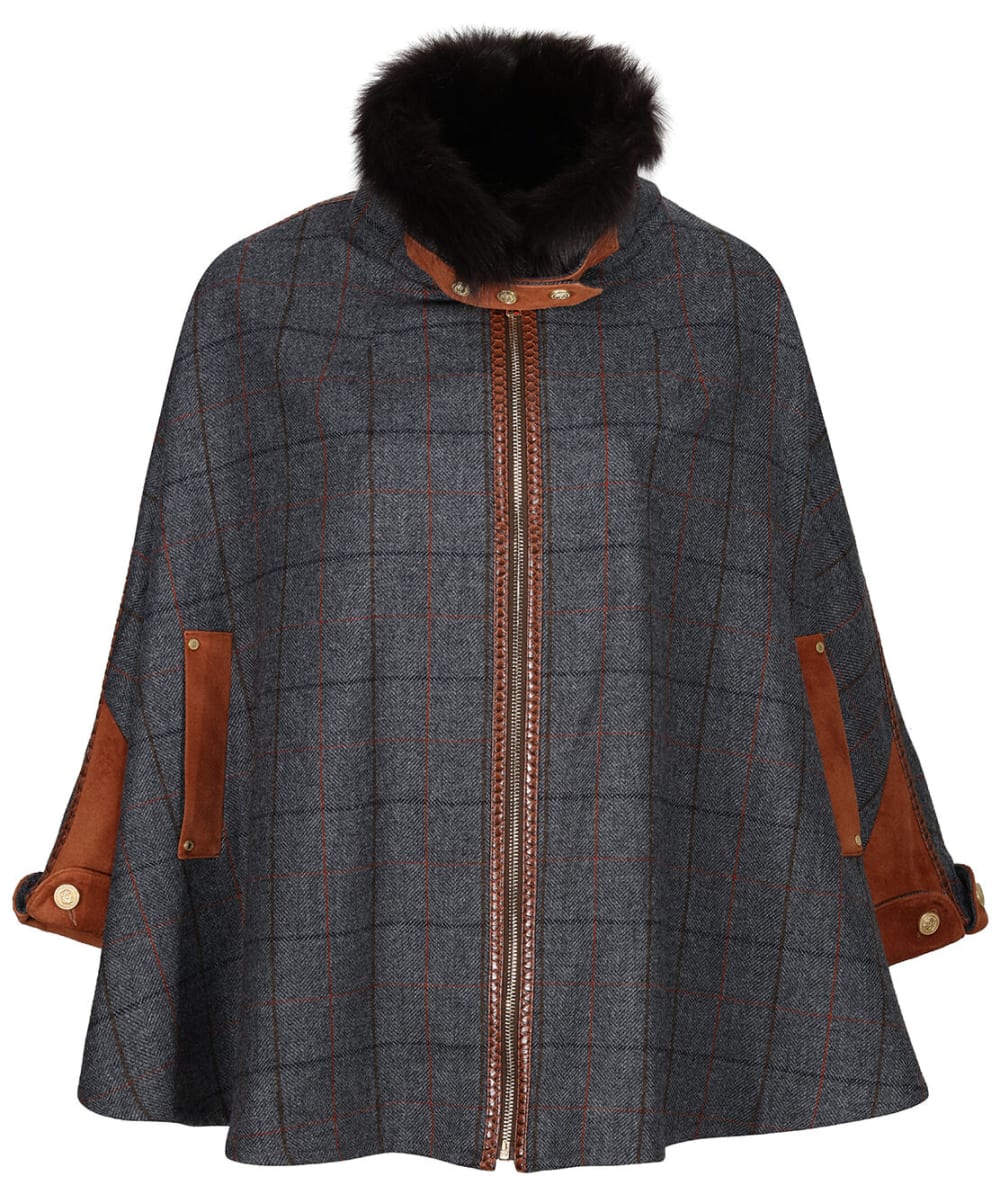 Tweed cape sale coat womens