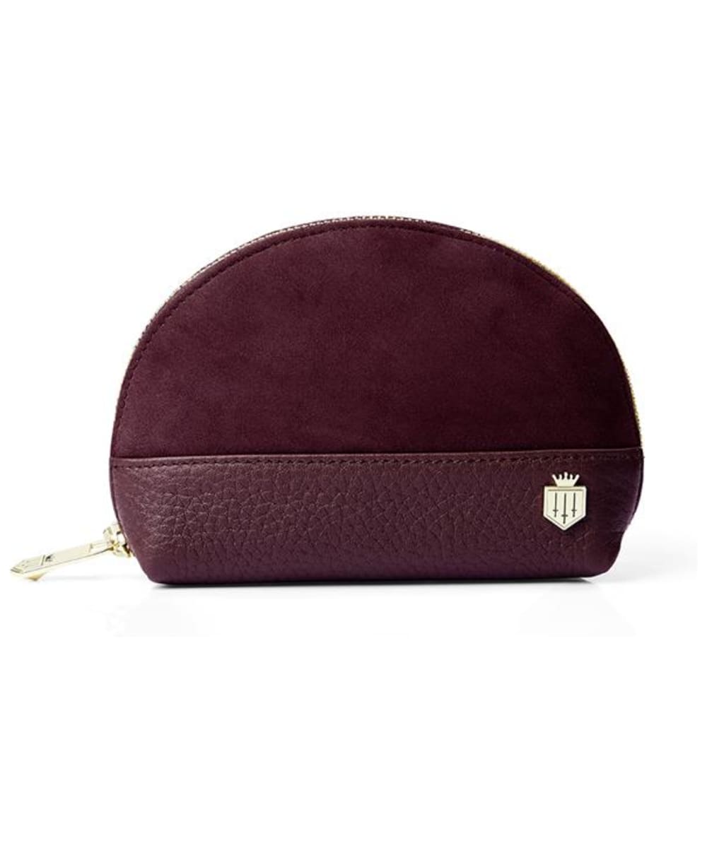 View Womens Fairfax Favor The Chiltern Leather Coin Purse Plum Leather One size information