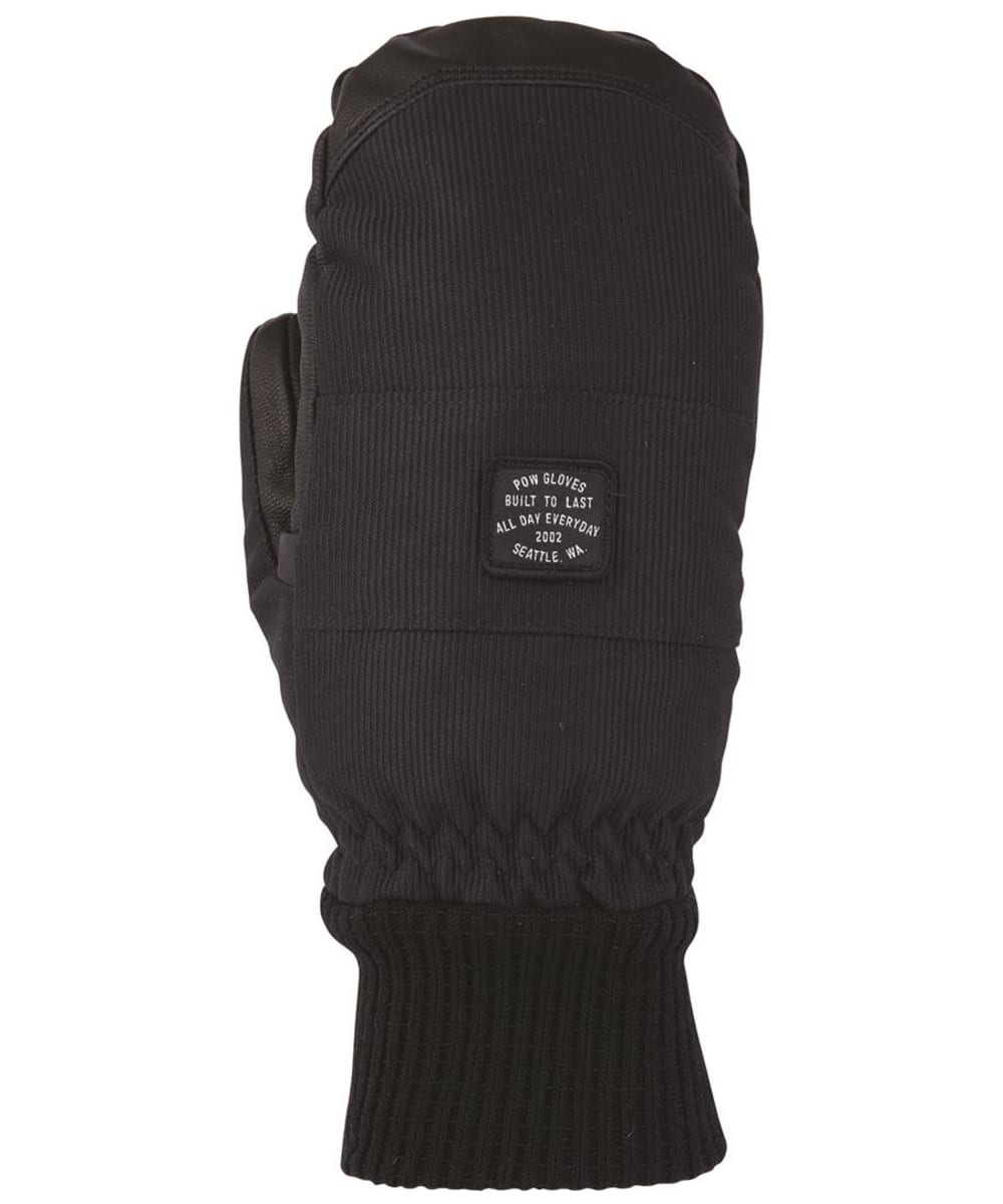View Mens POW Water Repellent Brier Insulated Snow Mitt Black S information