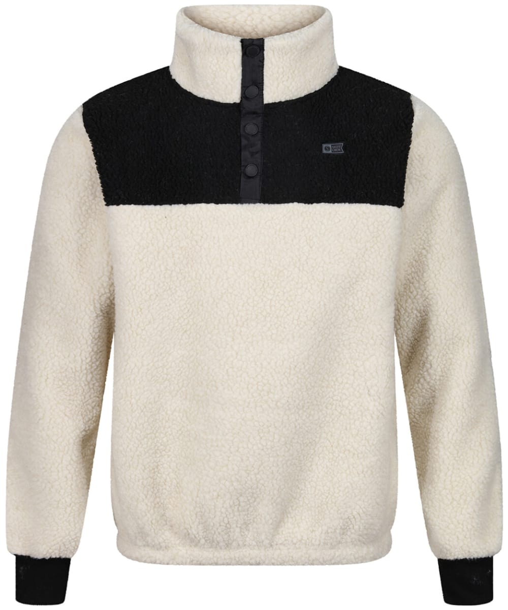 View Womens Salty Crew Leader Sherpa Pullover Black Bone S information