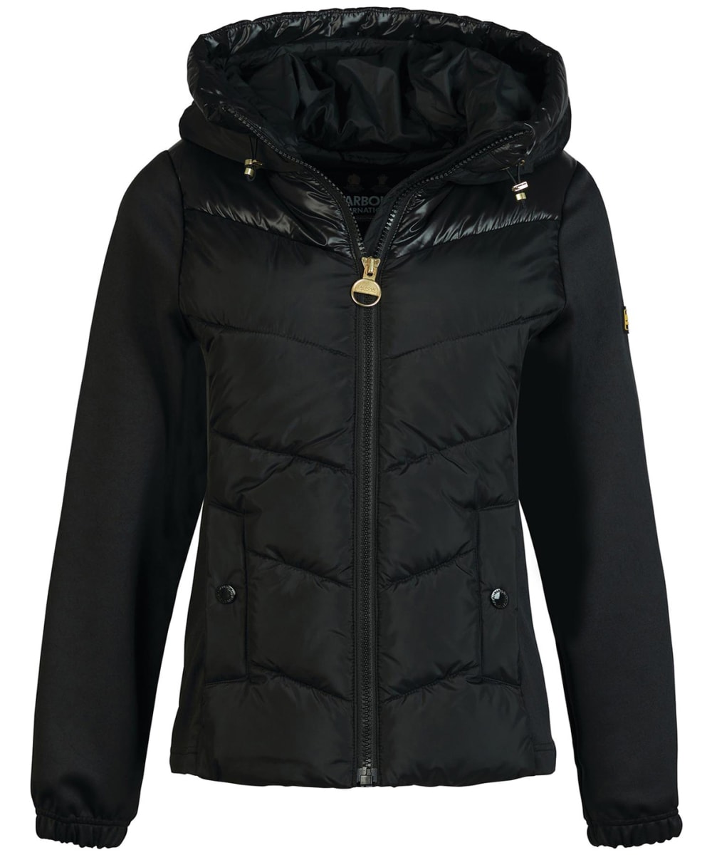 View Womens Barbour International Condor Quilted Sweat Black UK 18 information