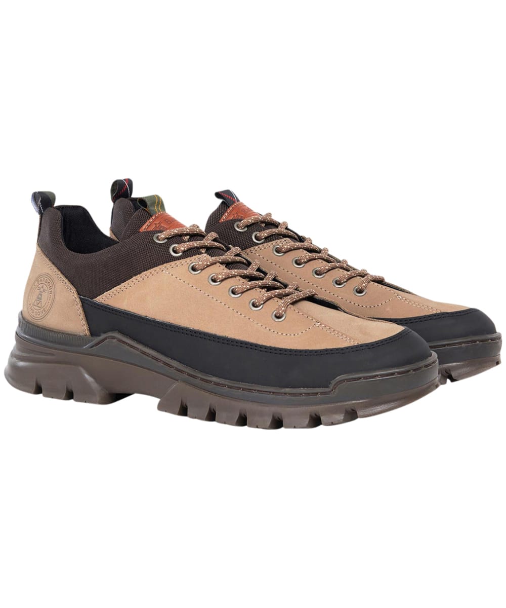 View Mens Barbour Cain Walking Shoes Stone UK 12 information