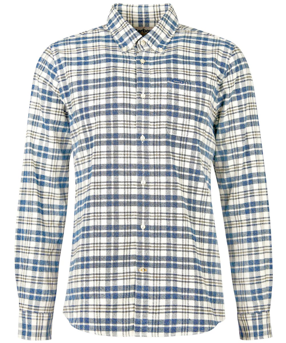 View Mens Barbour Waldon Tailored Shirt Mid Blue UK S information