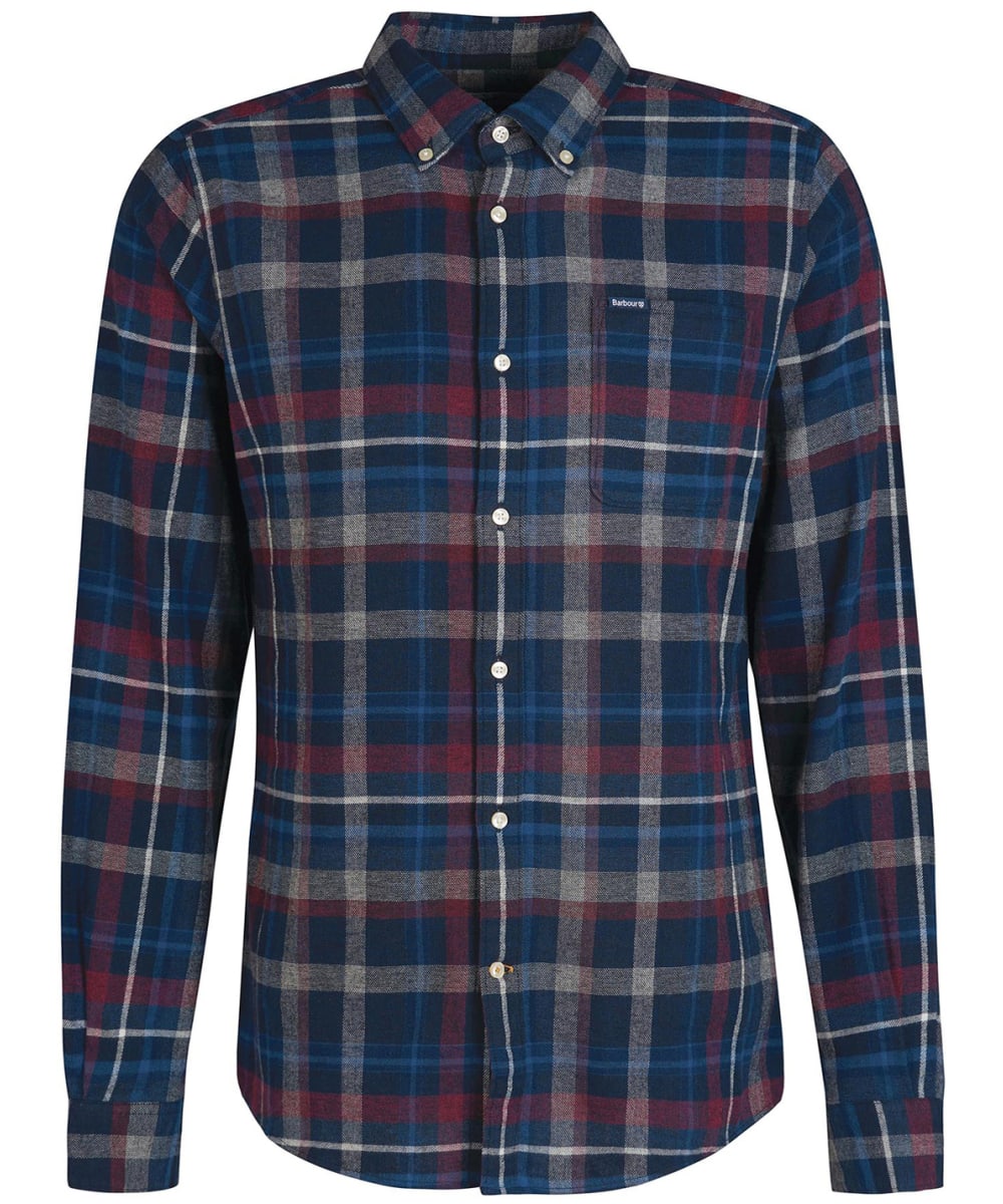 View Mens Barbour Earlwick Tailored Shirt Navy UK S information