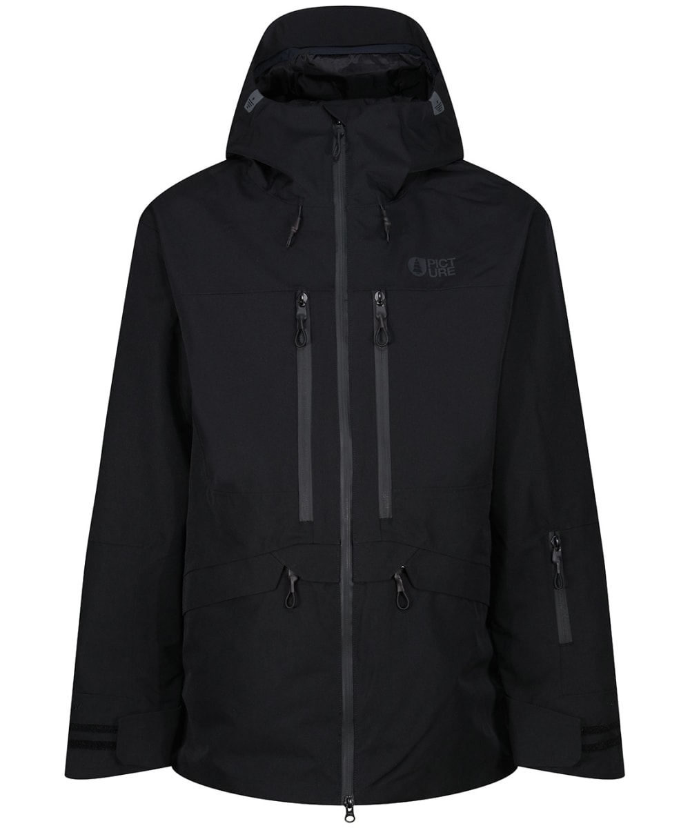 View Mens Picture Lined Waterproof Hooded U88 Jacket Black XL information