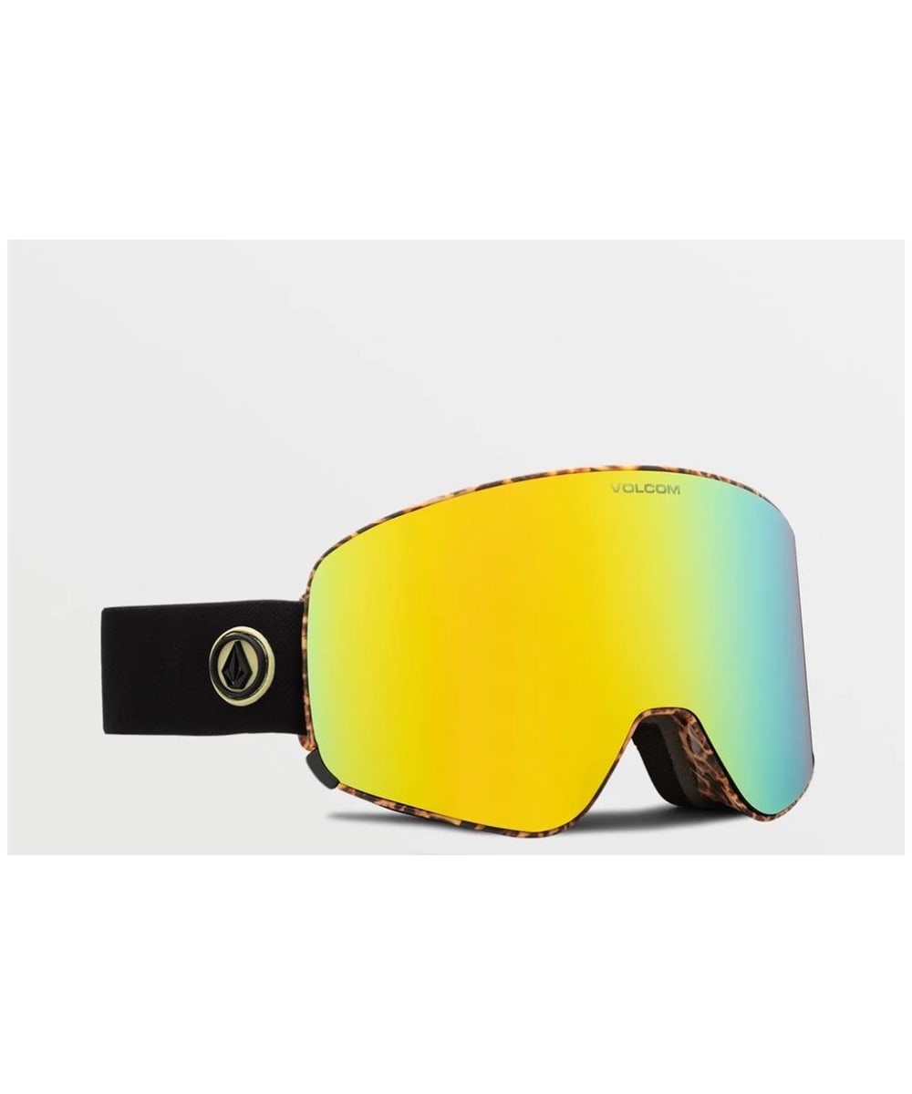 View Volcom Odyssey Gloss Ski Snowboarding Goggles Gold Chrome One size information