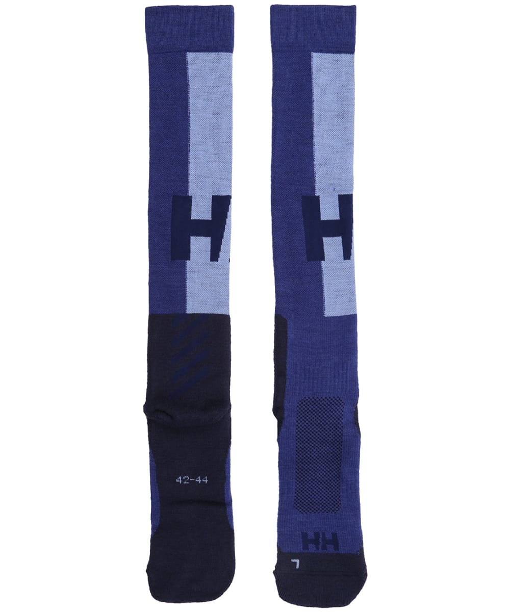 View Helly Hansen Alpine Merino Wool Blend Socks Blue Fog M 675 UK information