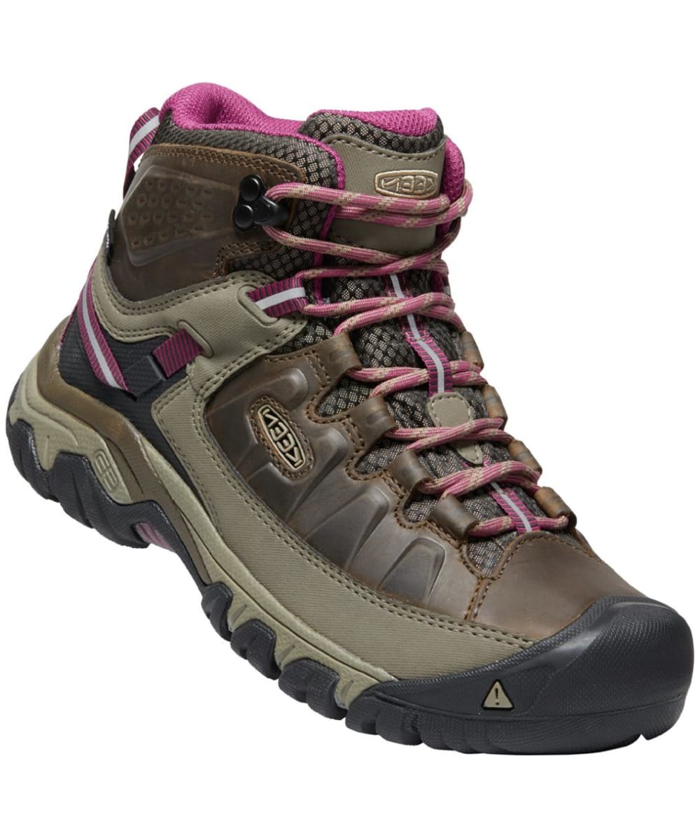 View Womens KEEN Targhee III Waterproof Hiking Boots Weiss Boysenberry UK 4 information