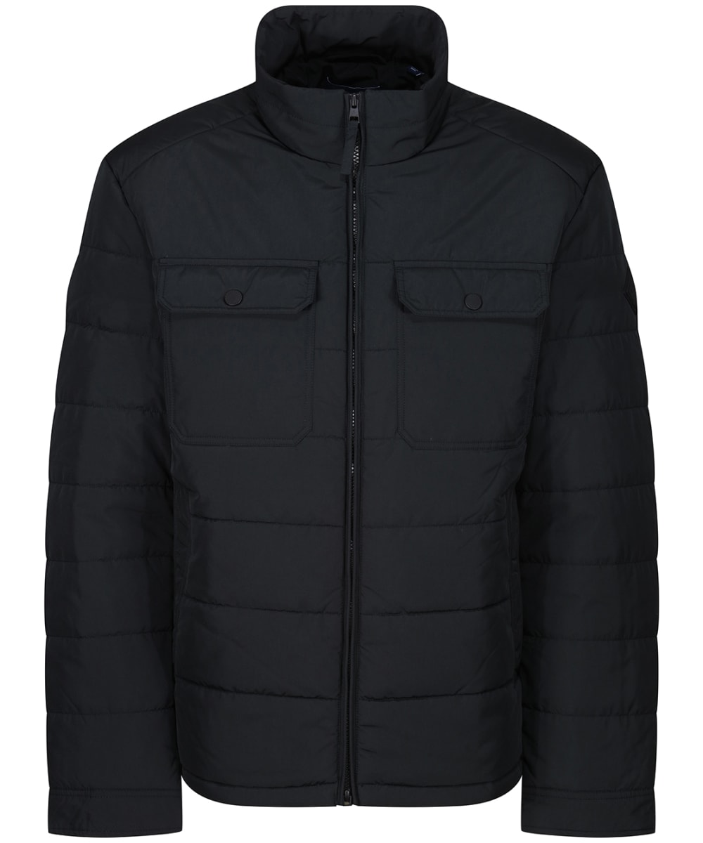 View Mens GANT Channel Quilted Windcheater Black UK XL information