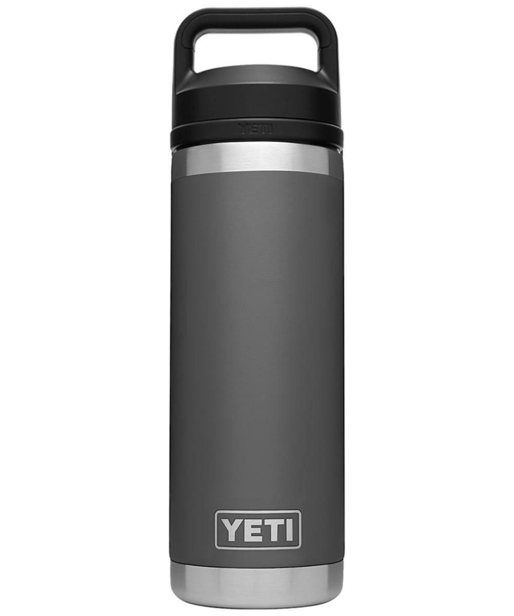 View YETI Rambler 18oz Stainless Steel Vacuum Insulated Leakproof Chug Cap Bottle Charcoal UK 532ml information