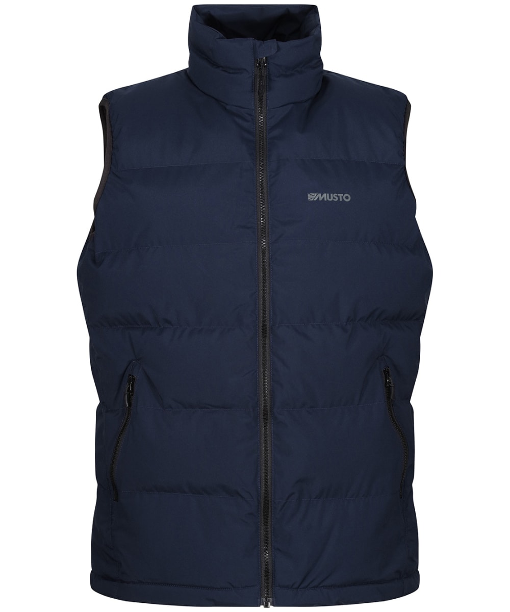 View Mens Musto Marina Lightweight Insulated Quilted Vest Navy UK M information