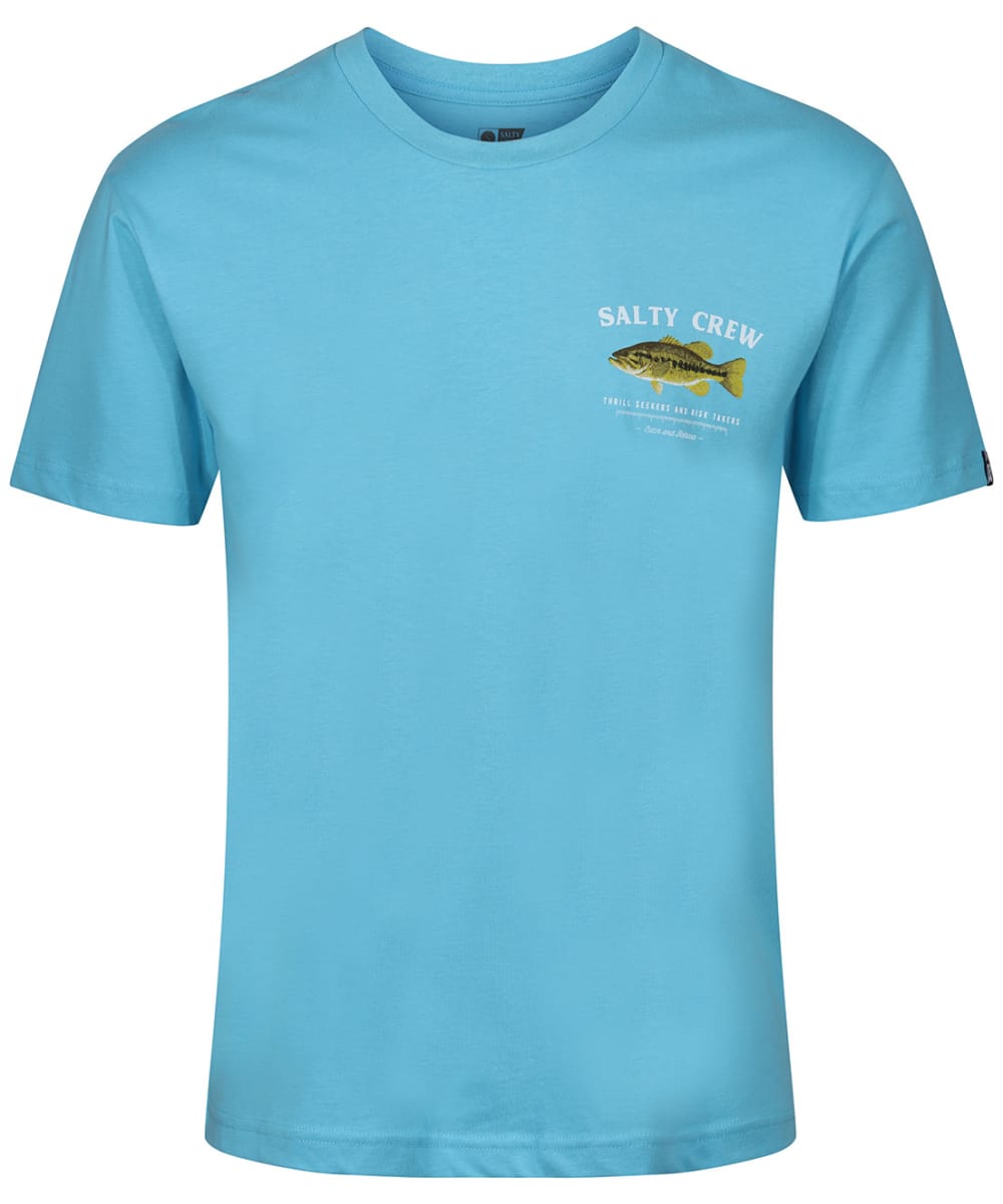 View Mens Salty Crew Bigmouth Premium Cotton Tshirt Pacific Blue XL information