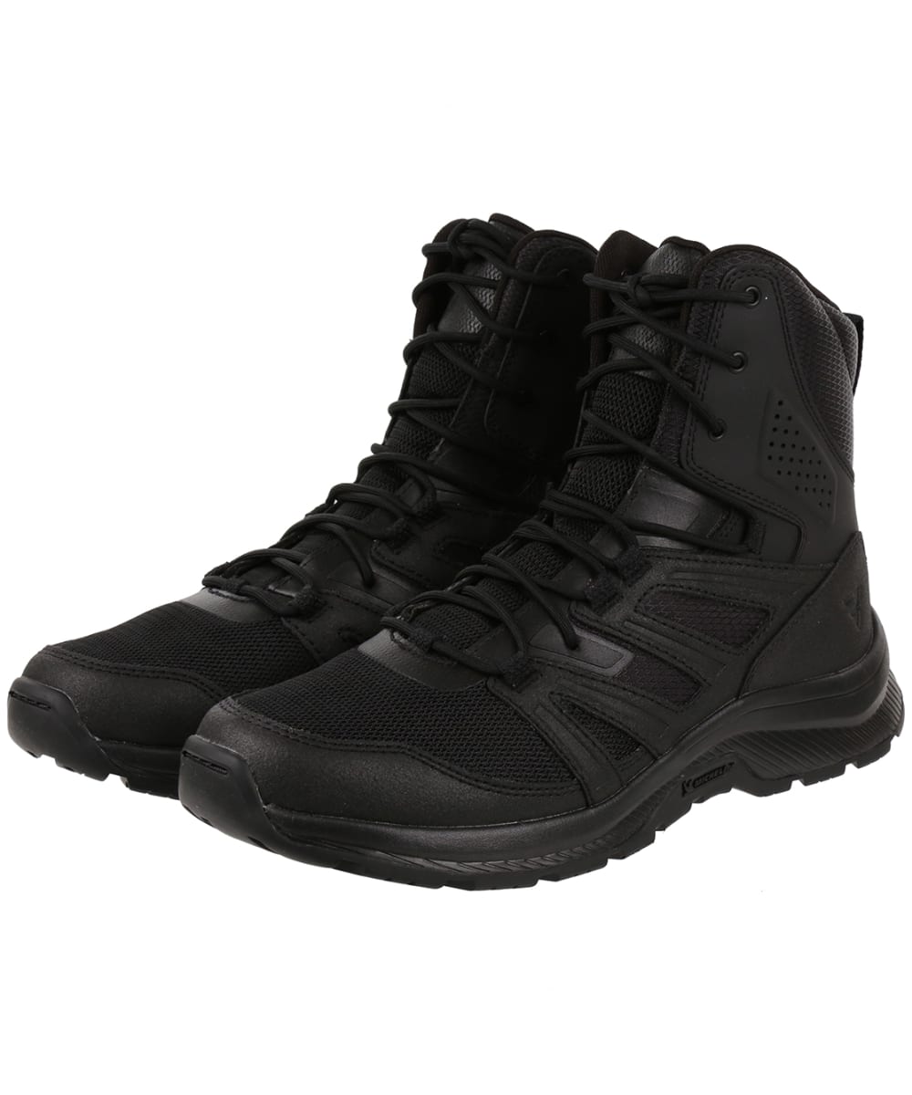 View Mens Bates Rallyforce Mid Height Side Zip Boots Black UK 12 information